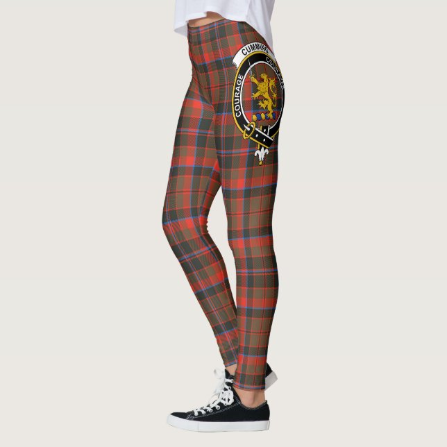 Scotstee Clan Cumming Hunting Weathered Crest  Leggings (Links)