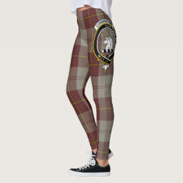 Scotstee Clan Cunningham Burgundy Dancers Wappen Leggings