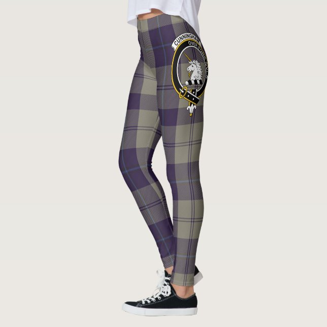 Scotstee Clan Cunningham Dress Blue Dancers Wappen Leggings (Links)