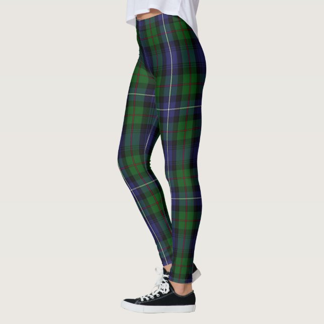 Scotstee Clan Donnachaidh Robertson Green Tartan W Leggings (Links)