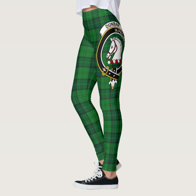 Scotstee Clan Dunbar Junting Wappen Tartan Women Leggings (Links)