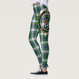 Scotstee Clan Forbes Dress Wappen Tartan Women Leggings