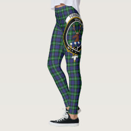 Scotstee Clan Forbes Modern Wappen Tartan Women Leggings
