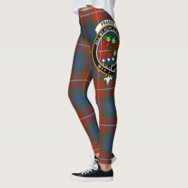 Scotstee Clan Fraser Ancient Wappen Tartan Women Leggings