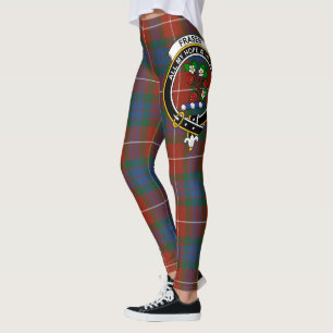 Scotstee Clan Fraser Ancient Wappen Tartan Women Leggings