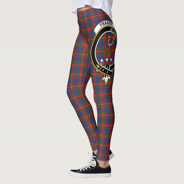 Scotstee Clan Fraser von Lovat Wappen Tartan Women Leggings (Links)