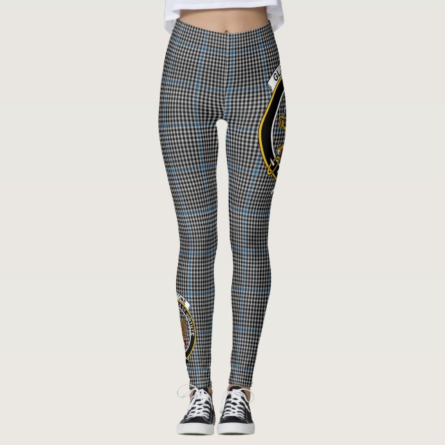 Scotstee Clan Gladstone Jagd Wappen Tartan Women Leggings (Vorderseite)