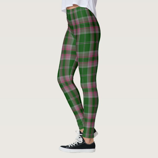Scotstee Clan Gray Tartan Frauen Leggings (Links)