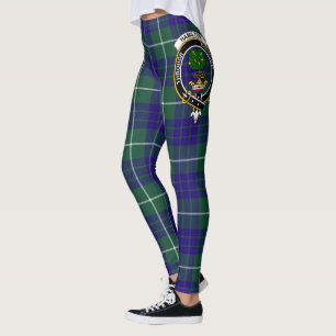 Scotstee Clan Hamilton Hunting Modern Wappen Tarta Leggings