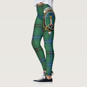 Scotstee Clan Henderson Wappen Tartan Women Leggin Leggings