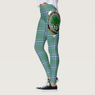 Scotstee Clan Irvine Wappen Tartan Frauen Leggings