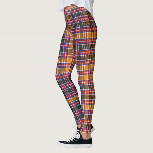 Scotstee Clan Jacobite Tartan Frauen Leggings (Links)
