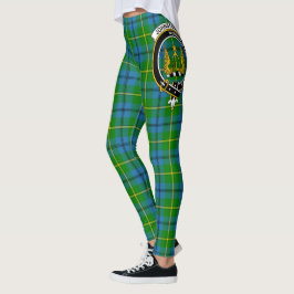 Scotstee Clan Johnston Wappen Tartan Women Legging Leggings