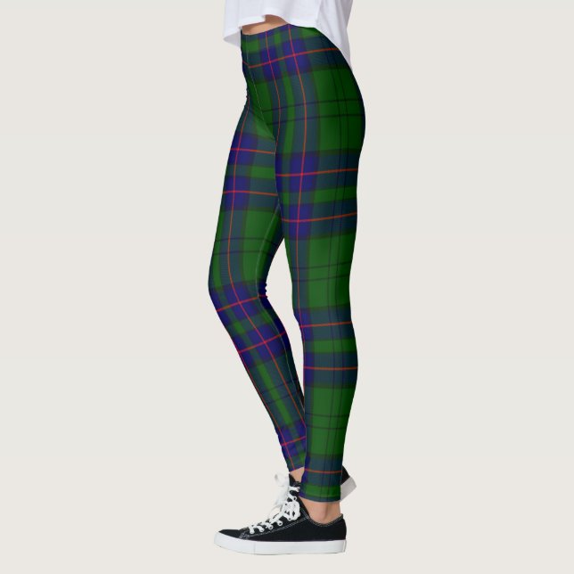 Scotstee Clan Lockhart Modern Tartan Women Legging Leggings (Links)