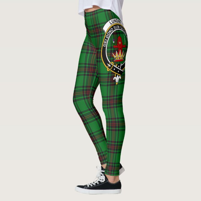 Scotstee Clan Lundin Wappen Tartan Women Leggings (Links)