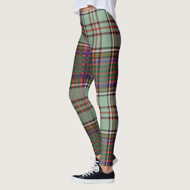 Scotstee Clan MacAndrew Tartan Femmes Leggings (Gauche)