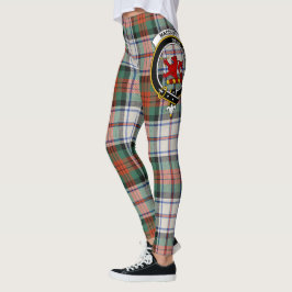 Scotstee Clan MacDuff Dress Ancient Wappen Tartan Leggings