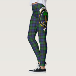 Scotstee Clan MacEwen Jagd Wappen Tartan Women Leggings