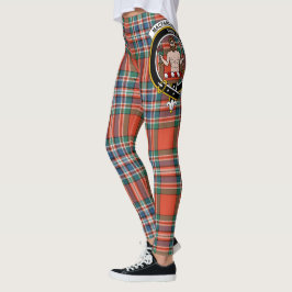 Scotstee Clan MacFarlane Ancient Wappen Tartan Wom Leggings