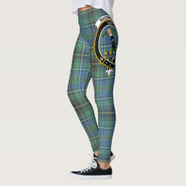 Scotstee Clan MacInnes Ancient Wappen Tartan Women Leggings