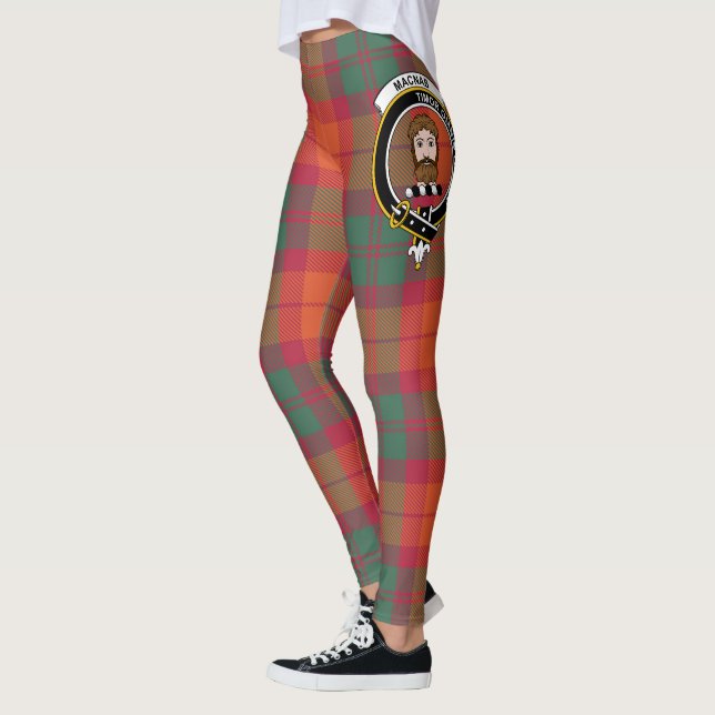Scotstee Clan MacNab AncientCrest Tartan Women Leggings (Links)