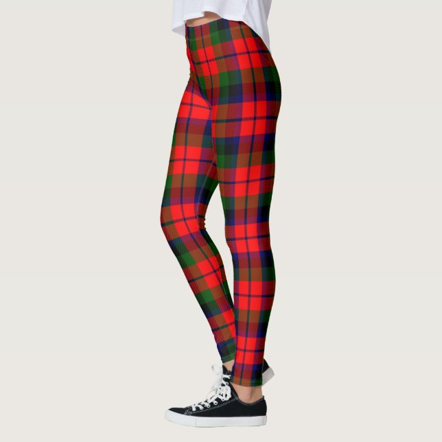 Scotstee Clan MacNaughton Tartan Frauen Leggings (Links)