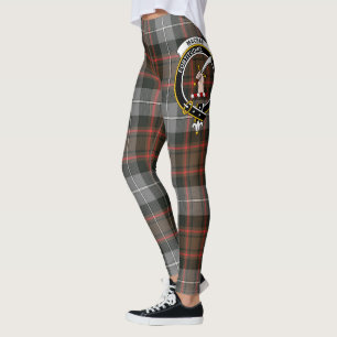 Scotstee Clan MacRae Hunting Weathered Wappen Tart Leggings