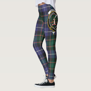 Scotstee Clan MacRae Jagd Modernes Wappen Tartan Leggings
