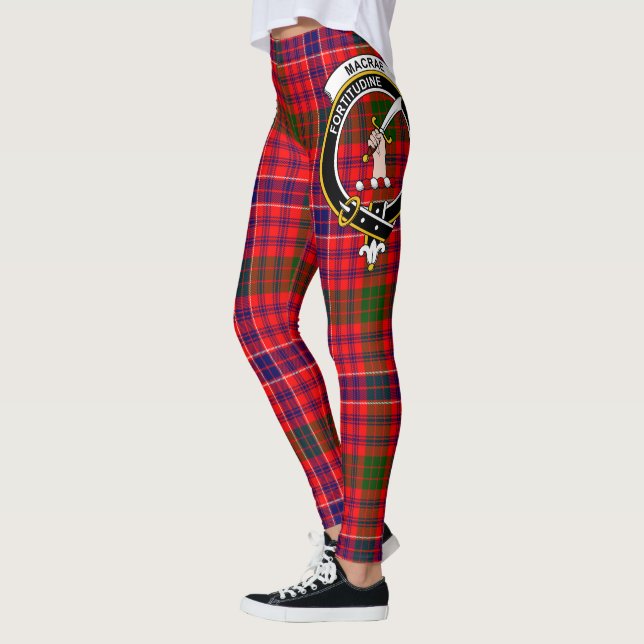 Scotstee Clan MacRae Wappen Tartan Frauen Leggings (Links)