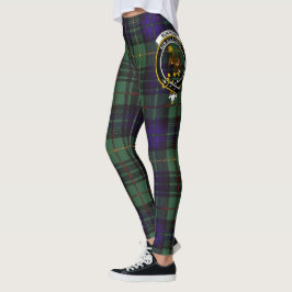 Scotstee Clan Monteith Old Wappen Tartan Women Leggings