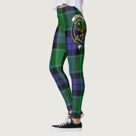 Scotstee Clan Monteith Wappen Tartan Frauen Leggin Leggings