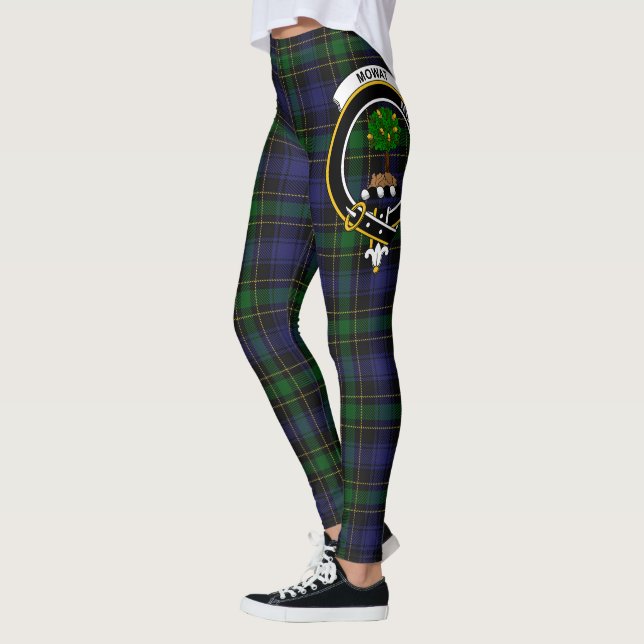 Scotstee Clan Mowat Wappen Tartan Women Leggings (Links)