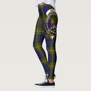 Scotstee Clan Muir Crest Tartan Damen Leggings