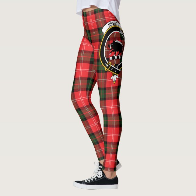 Scotstee Clan Nesbitt Wappen Tartan Women Leggings (Links)