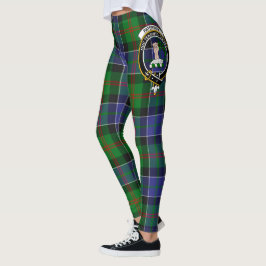 Scotstee Clan Paterson Crest Tartan Femmes Legging