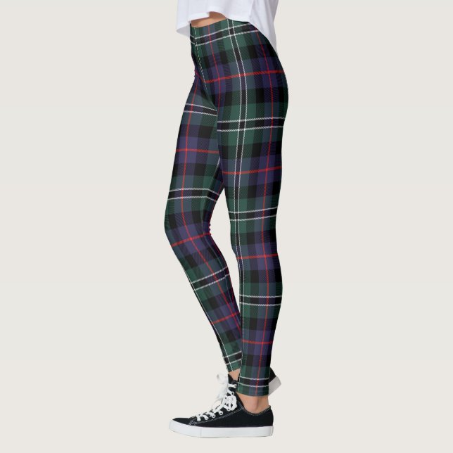 Scotstee Clan Rose Jagen Modern Tartan Women Leggings (Links)
