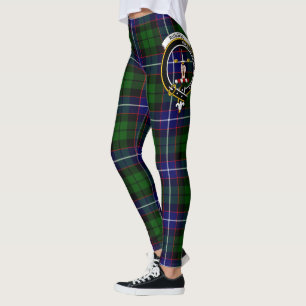 Scotstee Clan Russell Wappen Tartan Women Leggings