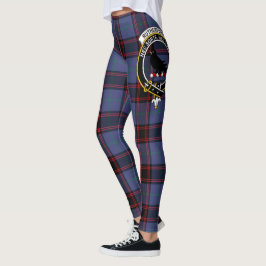 Scotstee Clan Rutherford Jagd Wappen Tartan Wome Leggings