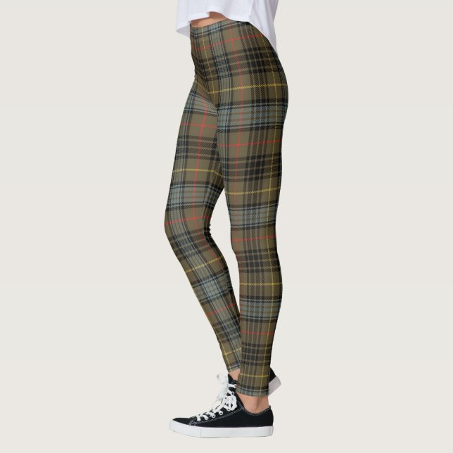 Scotstee Clan Stewart Hunting Weathered Tartan Leggings (Links)
