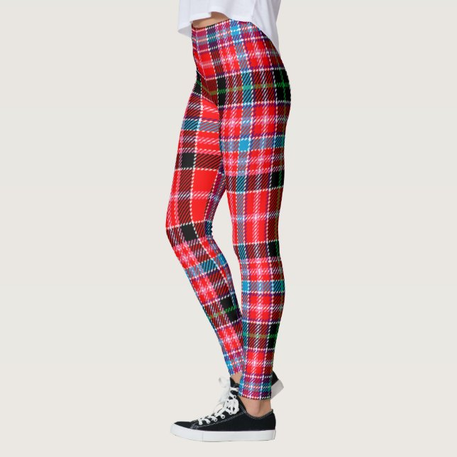 Scotstee Clan Straiton Tartan Frauen Leggings (Links)