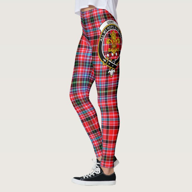 Scotstee Clan Udny Wappen Tartan Women Leggings (Links)
