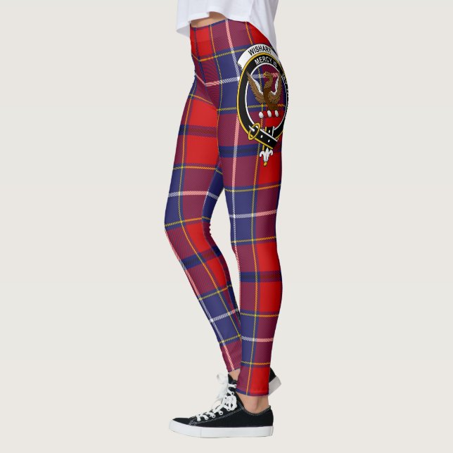 Scotstee Clan Wishart Wappen Tartan Women Leggings (Links)