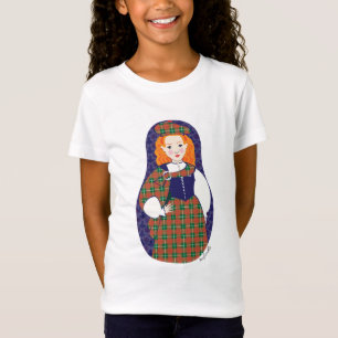 Scotswoman Matryoshka Girls' T - Shirt