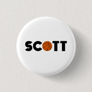 Scott Basketball Button