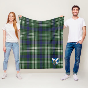 Scott Blyth Tweeside District Tartan Kariert Fleecedecke