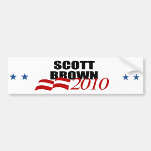 SCOTT BROWN AUTOAUFKLEBER