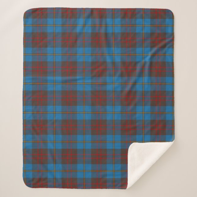 Scott Cameron Jagd Tartan Kariert Sherpadecke (Vorderseite)