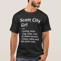 SCOTT CITY GIRL KS KANSAS Funny City Zuhause Roots