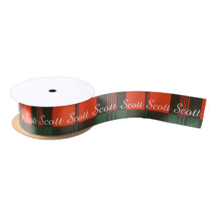 Scott-Clan karierter schottischer Tartan Satinband