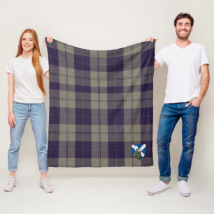 Scott Cunningham Dress Blue Dancers Tartan Kariert Fleecedecke